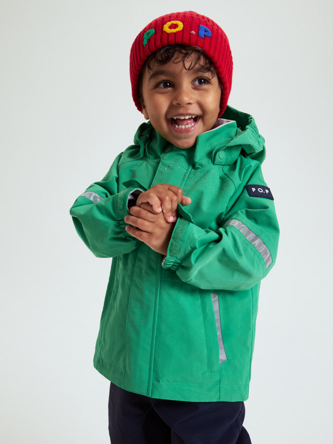 Ribbed beanie "P" appliqué Ribbed beanie "P" appliqué