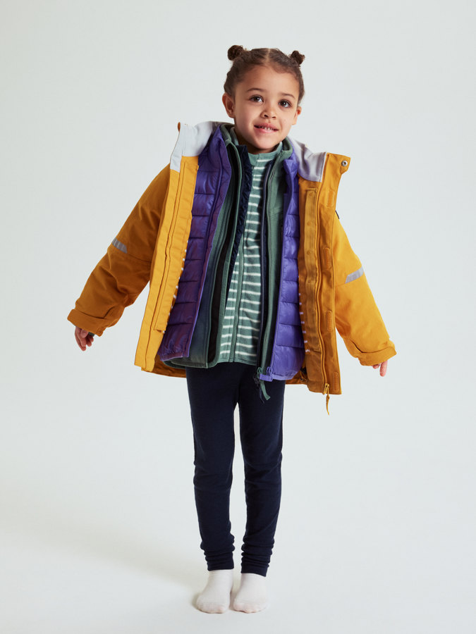 Stormy, waterproof shell jacket