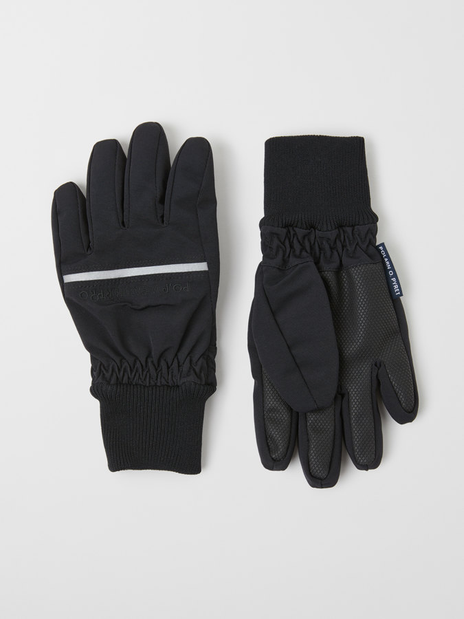 Waterproof shell gloves with cuffs