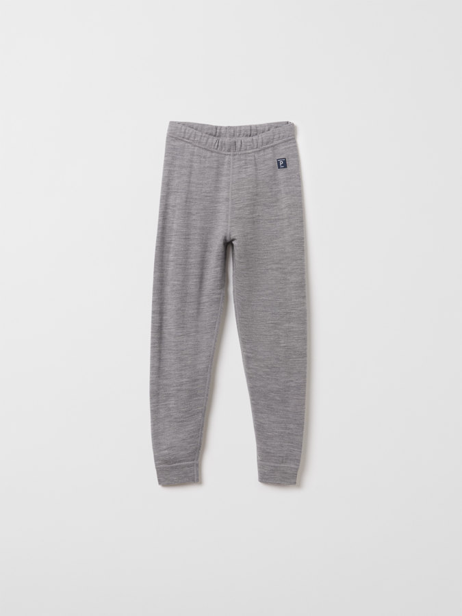 Pants merino wool terry