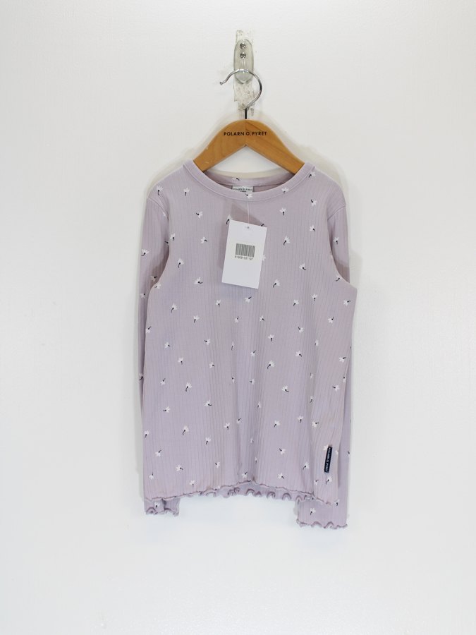 Ribbed Floral Print Kids Top Ribbed Floral Print Kids Top