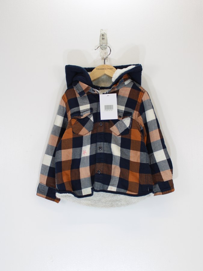 Kids Fleece Lined Shirt With A Hood Kids Fleece Lined Shirt With A Hood
