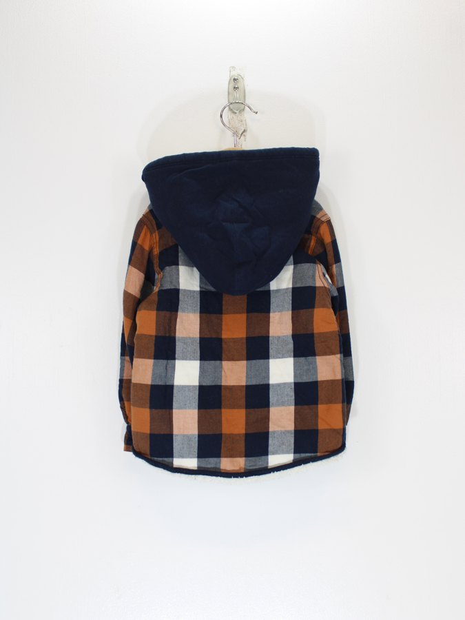 Kids Fleece Lined Shirt With A Hood Kids Fleece Lined Shirt With A Hood
