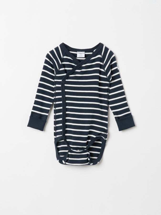 Wrap-around bodysuit Original Stripe
