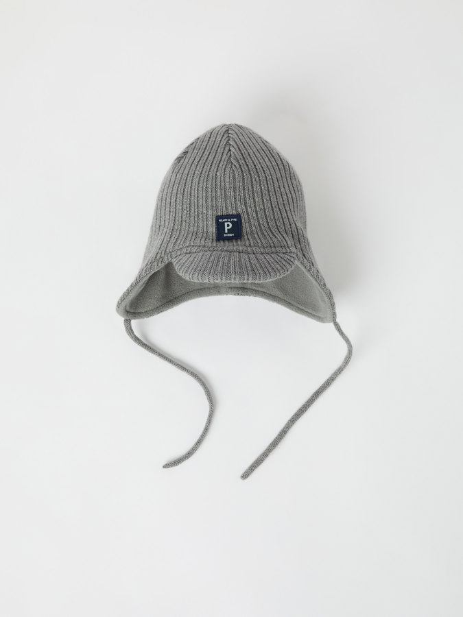 Hat wool blend fleece lining