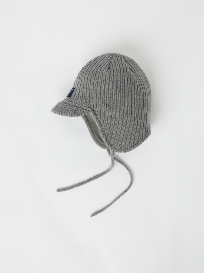 Hat wool blend fleece lining