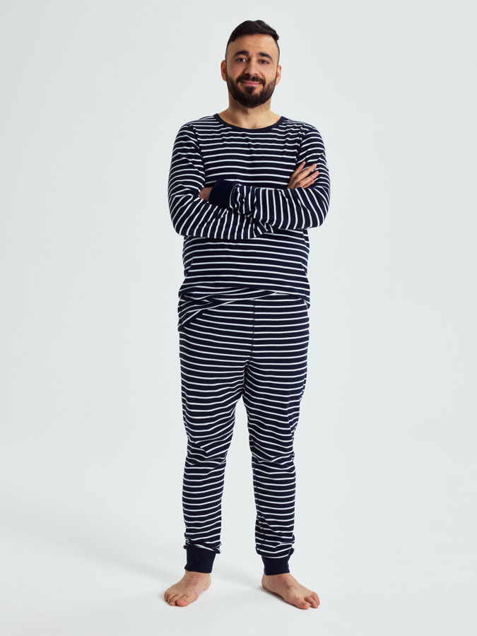 Striped pants for adult