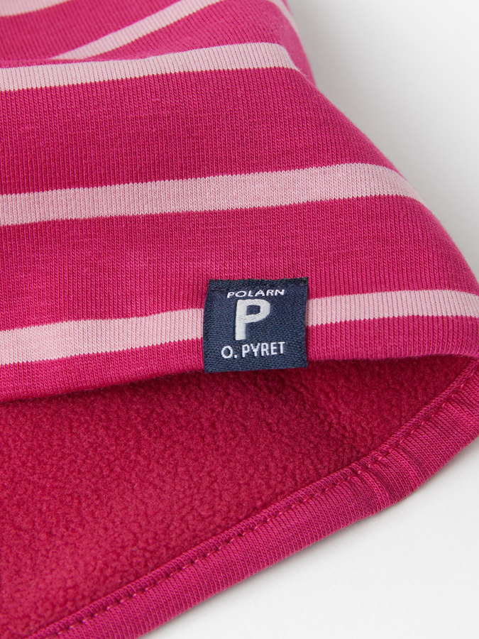 Tube scarf fleecelining