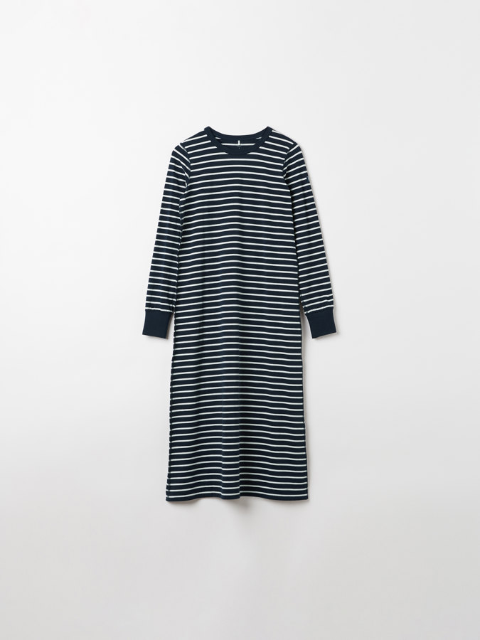 Striped adult nightgown
