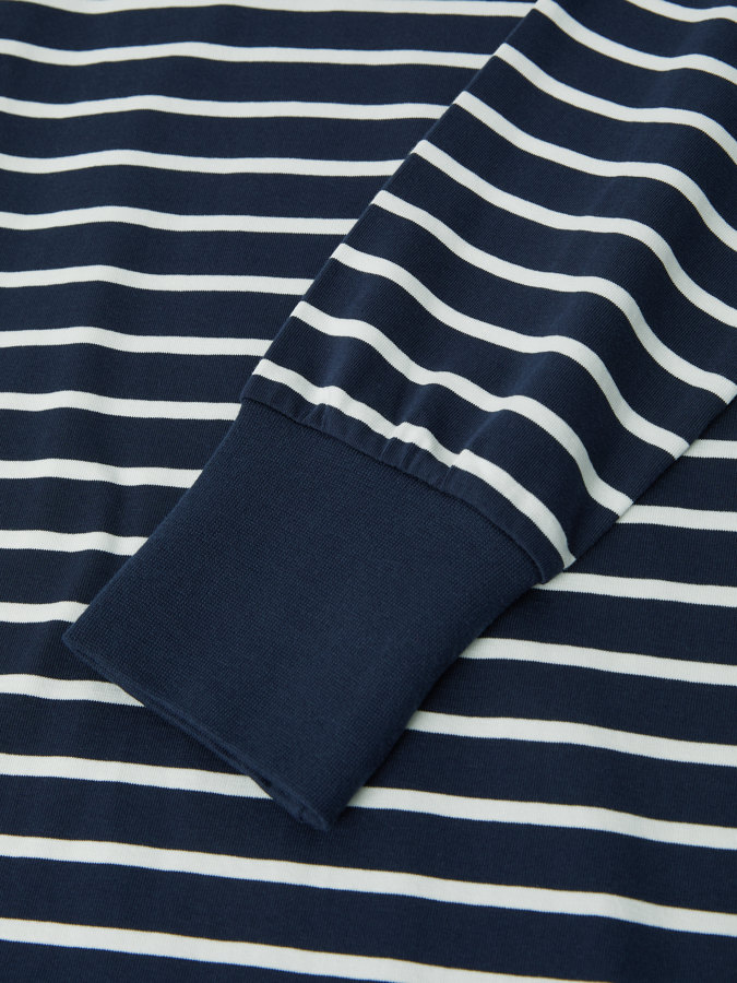 Striped adult nightgown
