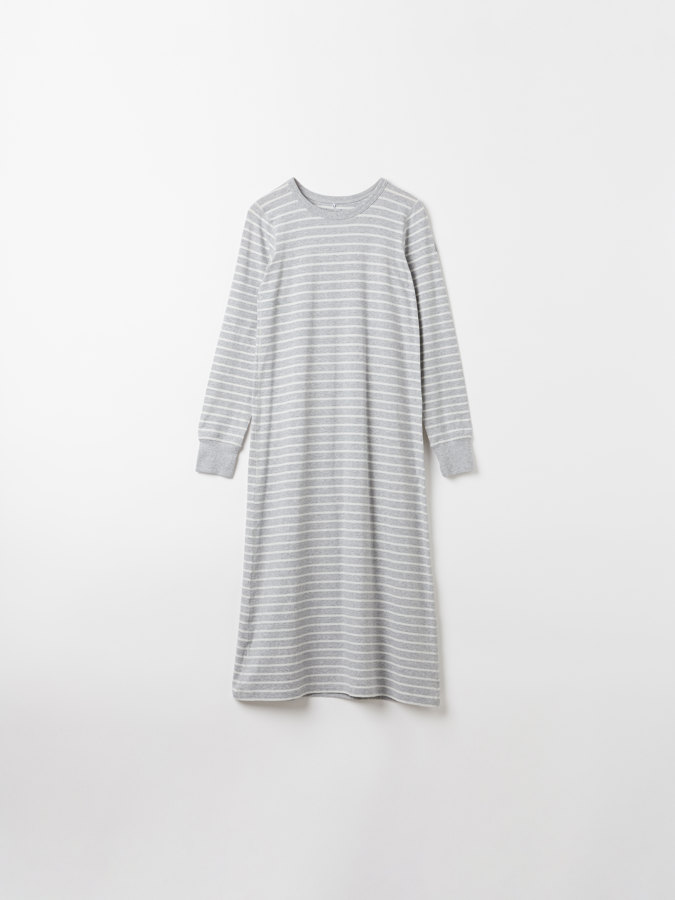 Striped adult nightgown