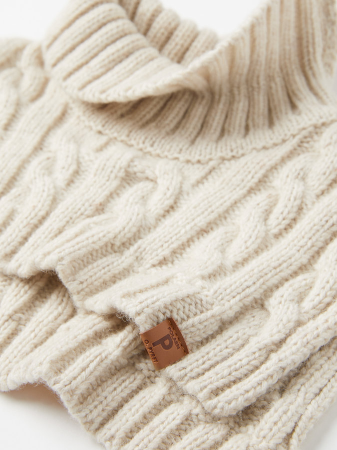 Neck warmer wool blend
