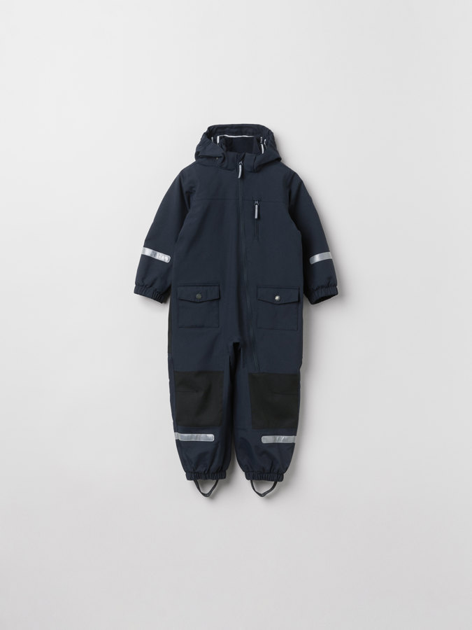 Waterproof shell rainsuit