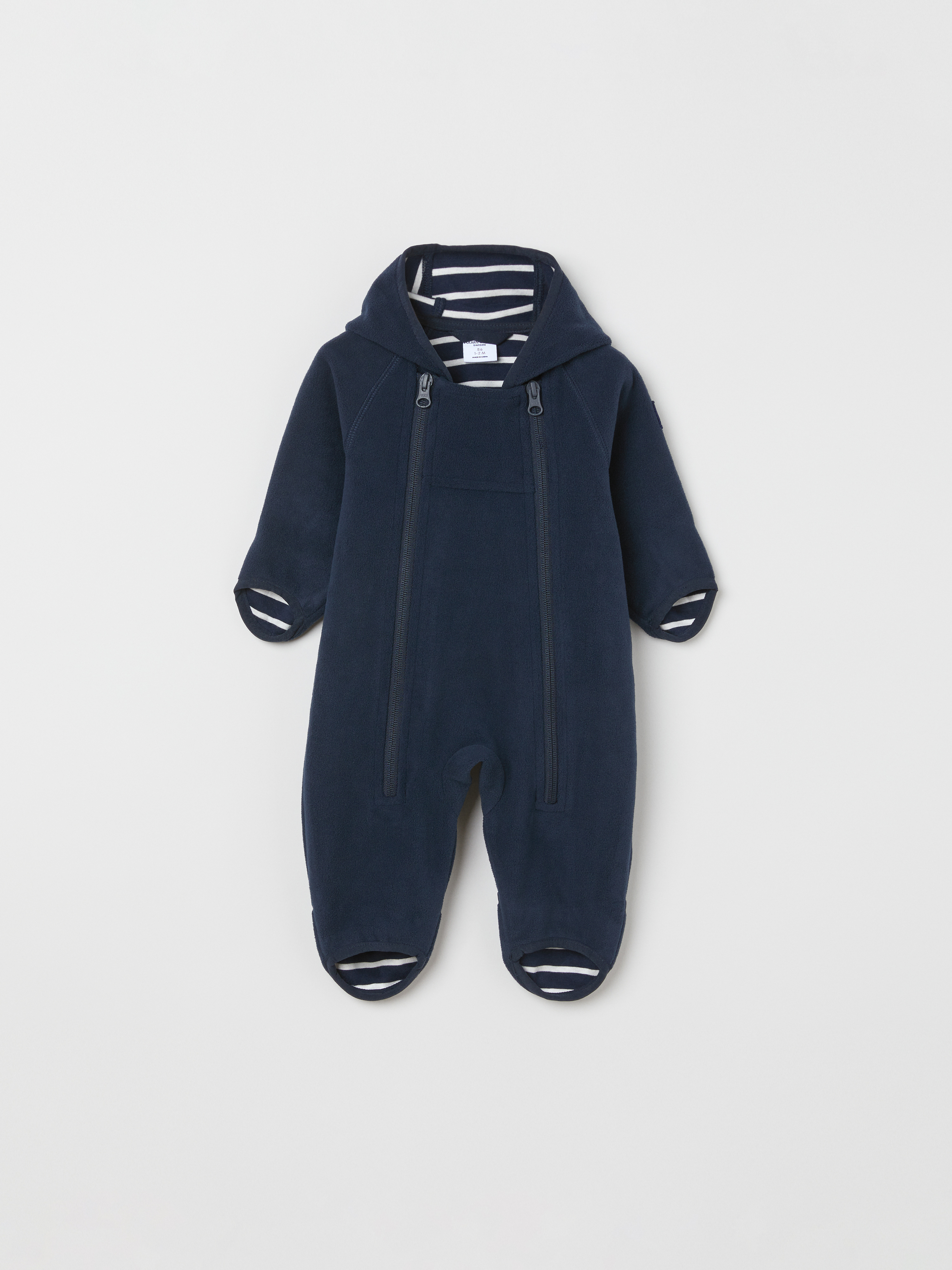 Stripe fleece overall Stripe fleece overall