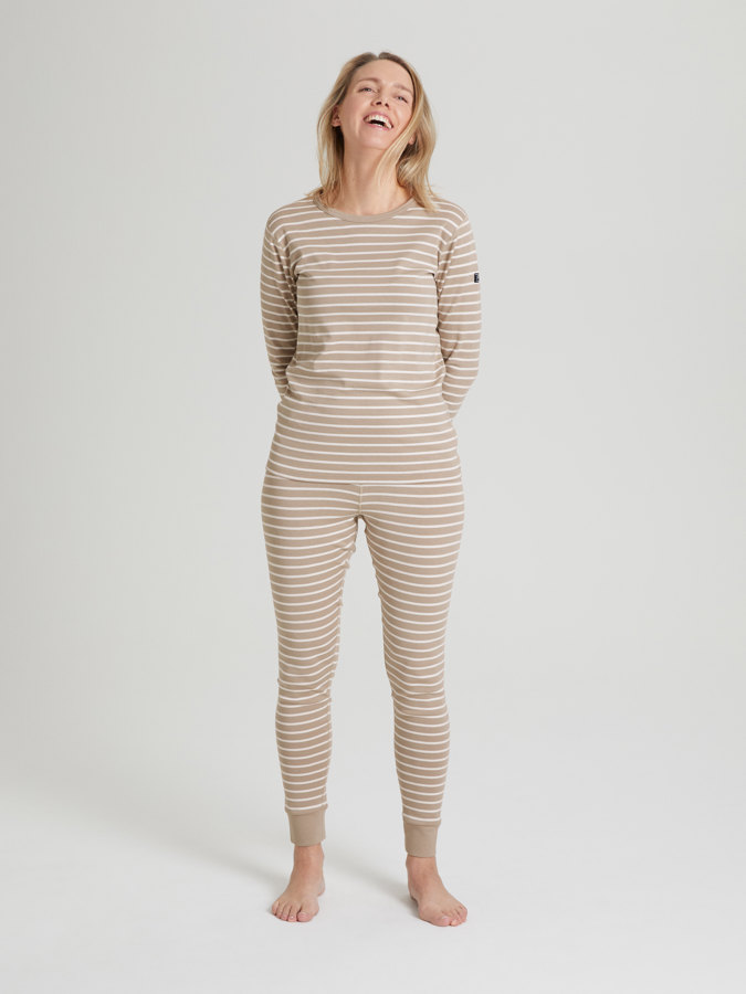 Adult set with striped pants and top