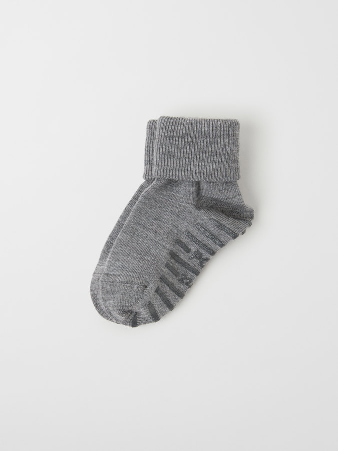 Anti-slip socks merino wool