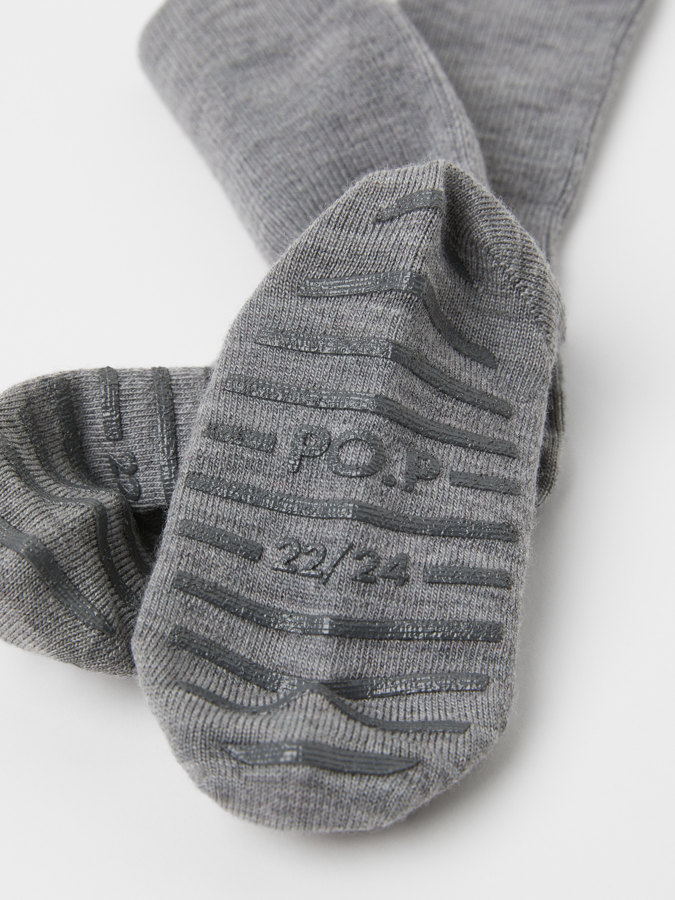 Anti-slip socks merino wool