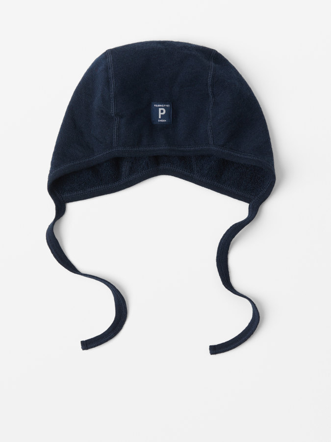 Helmet hat merino wool terry