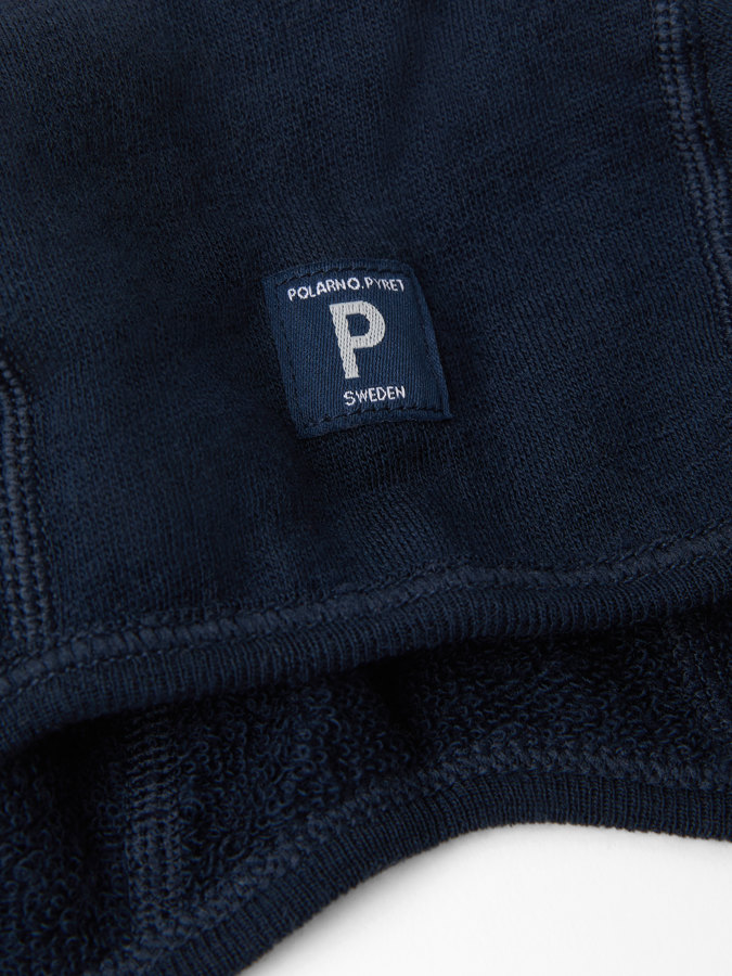Helmet hat merino wool terry