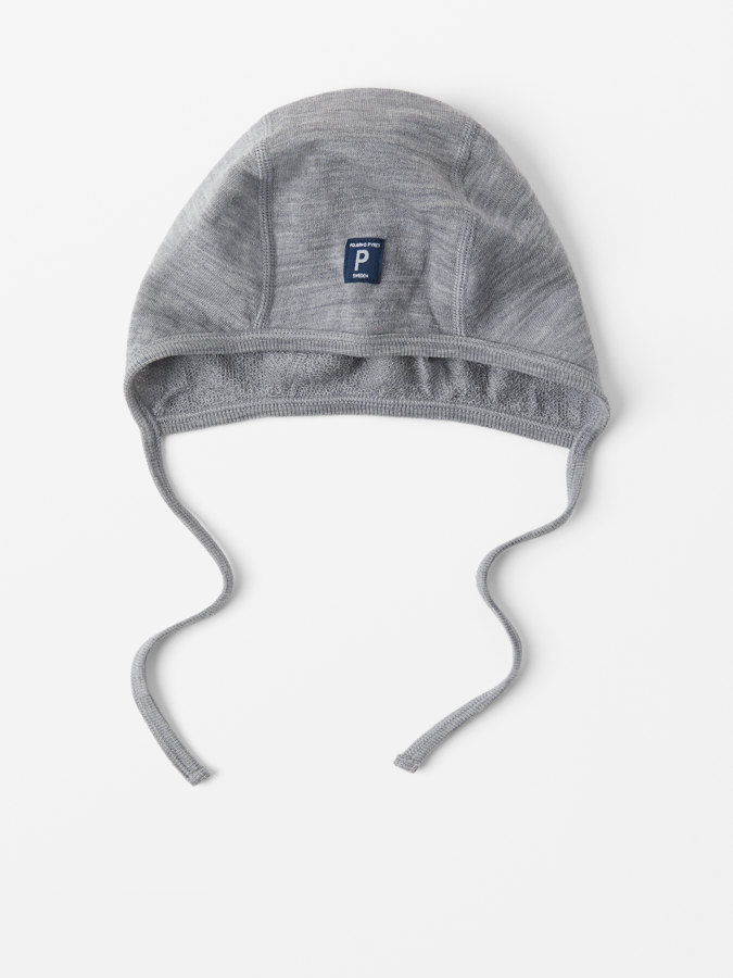 Helmet hat merino wool terry