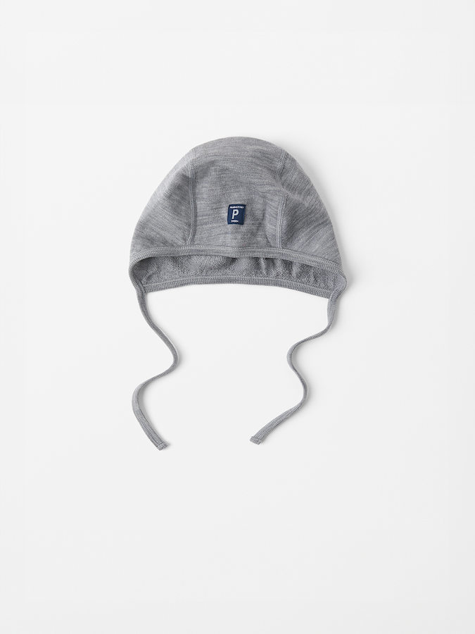 Helmet hat in merino wool terry Helmet hat in merino wool terry