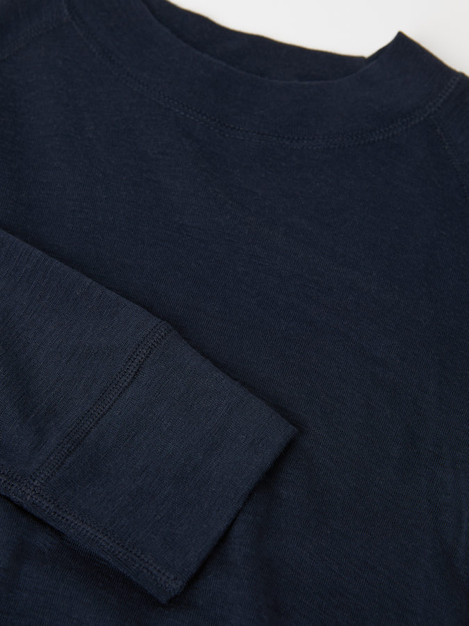 Long-sleeve base layer top in merino wool Long-sleeve base layer top in merino wool
