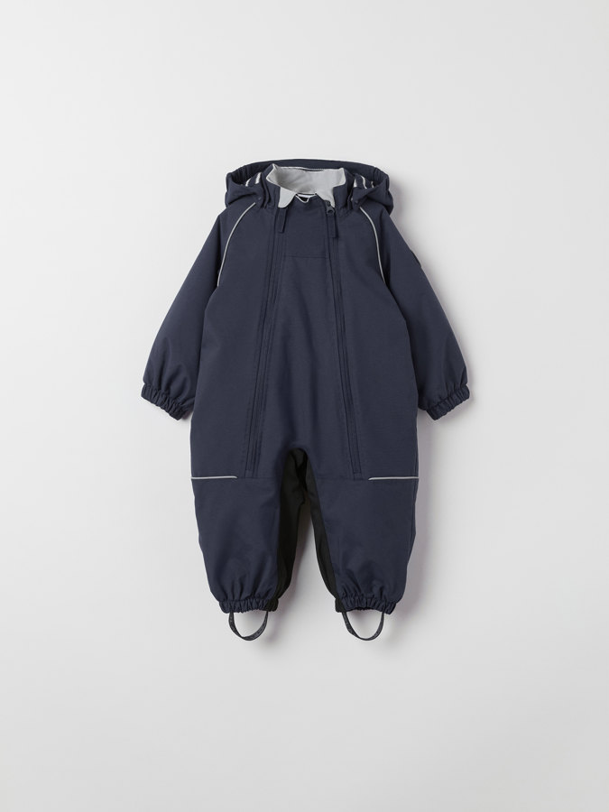 Waterproof, lined puddle suit