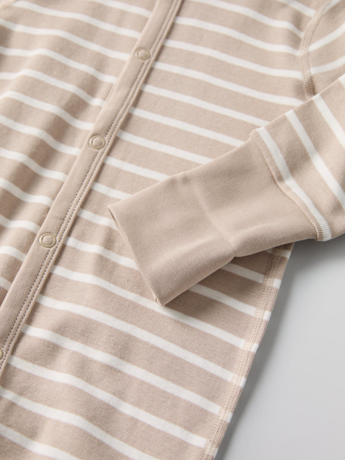 Striped sleepsuit