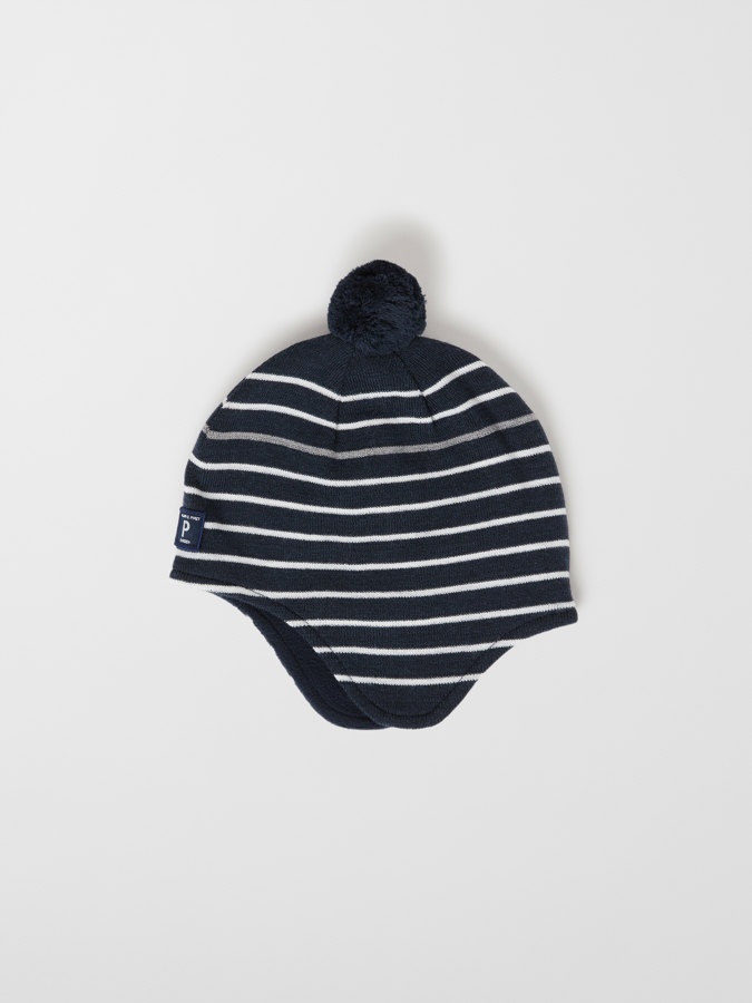 Beanie wool blend fleece lining
