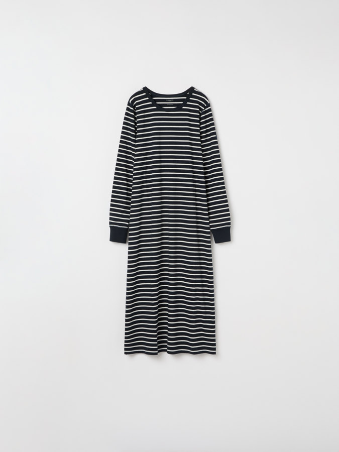 Striped adult nightgown