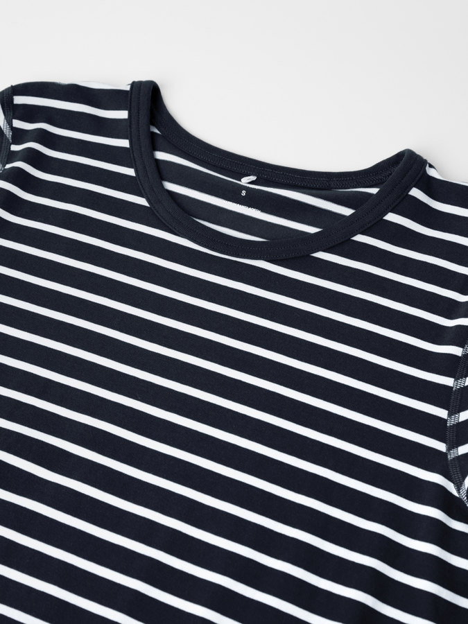 Striped adult nightgown