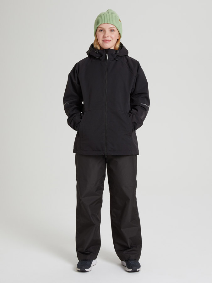 Stormy, waterproof shell jacket for adult