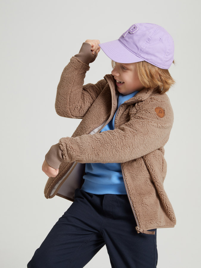 windproof pile fleece jacket