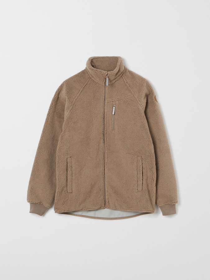 Windproof pile fleece jacket, for adult