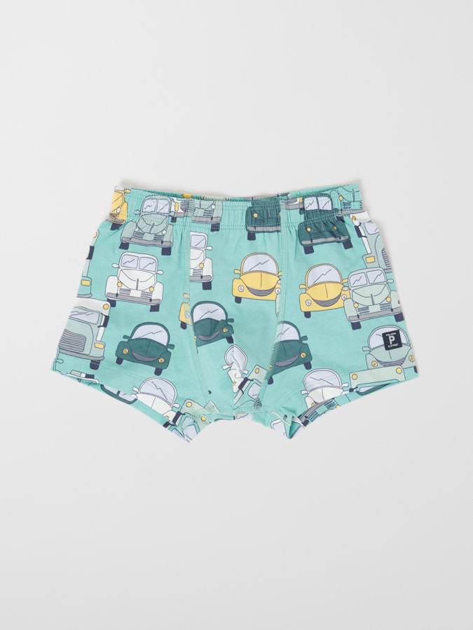 Boxers with vehicle print