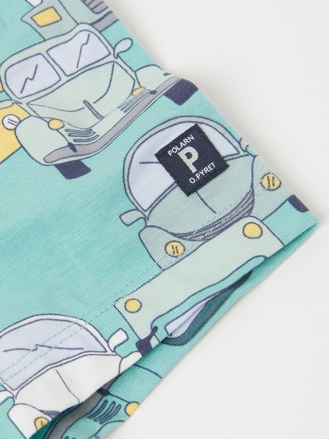 Boxers with vehicle print