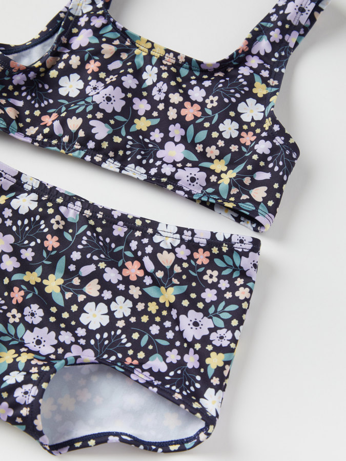 Bikini with floral print