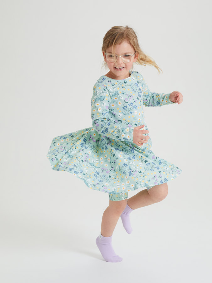Twirl dress with floral print