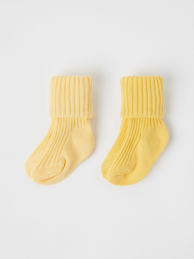 2-pack solid color socks