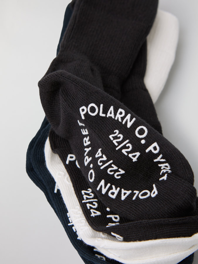 3-pack solid color anti-slip socks 3-pack solid color anti-slip socks