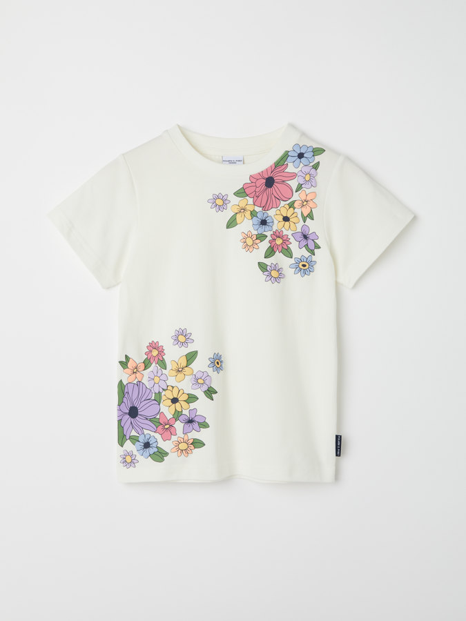 T-shirt with flowers