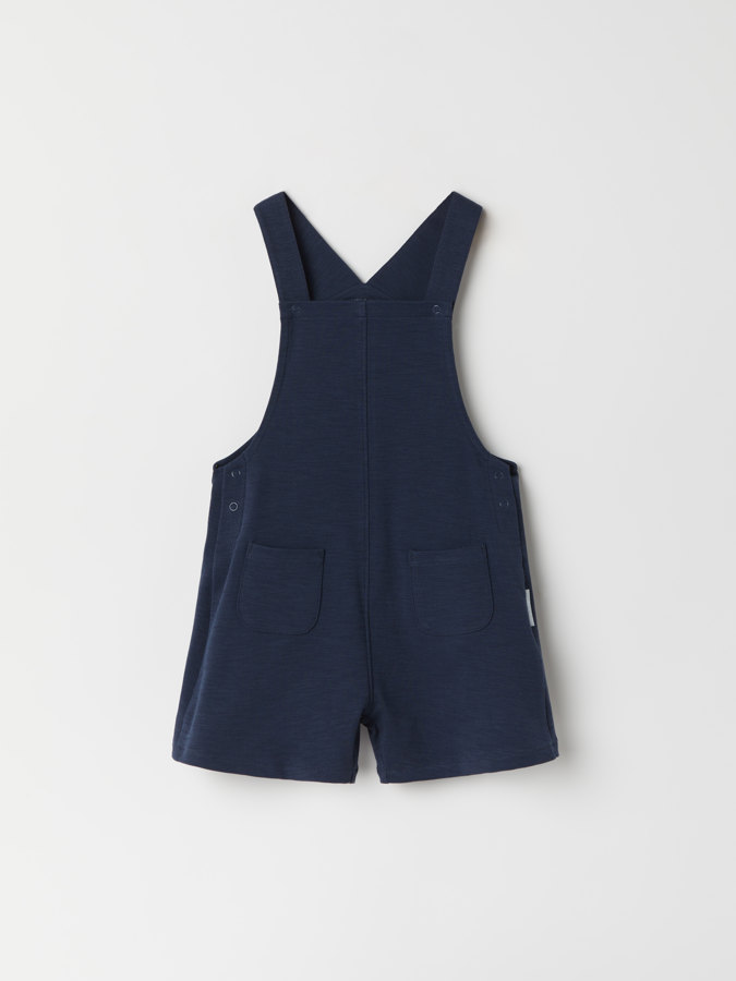 Solid color shortalls