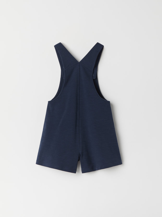 Solid color shortalls