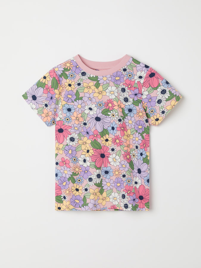 T-shirt with floral print