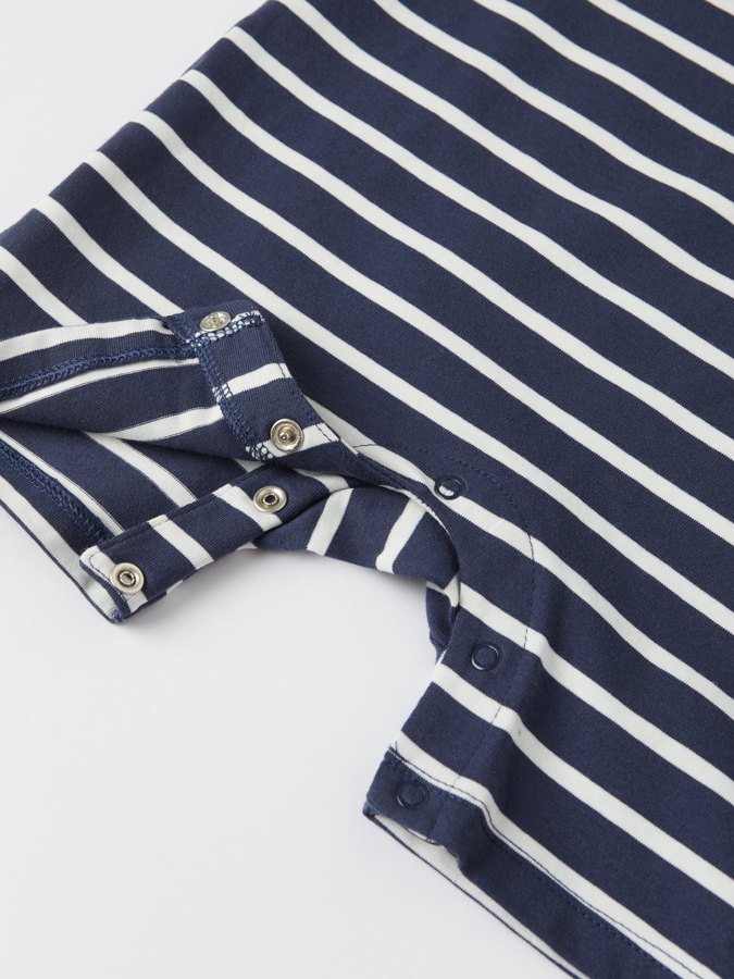 Striped playsuit