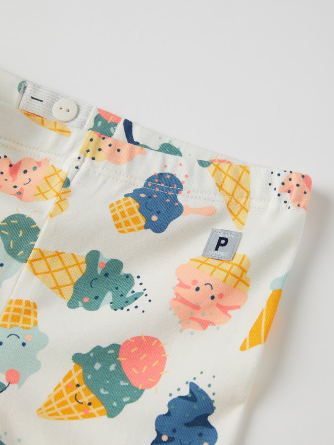 PLAY leggings with ice-cream print
