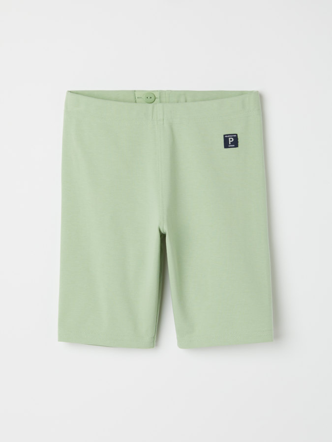 Solid color cycling shorts