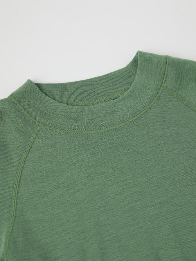 Long-sleeve base layer top in merino wool