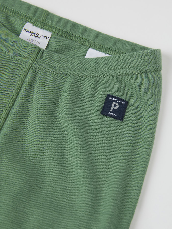 Solid color long johns in merino wool