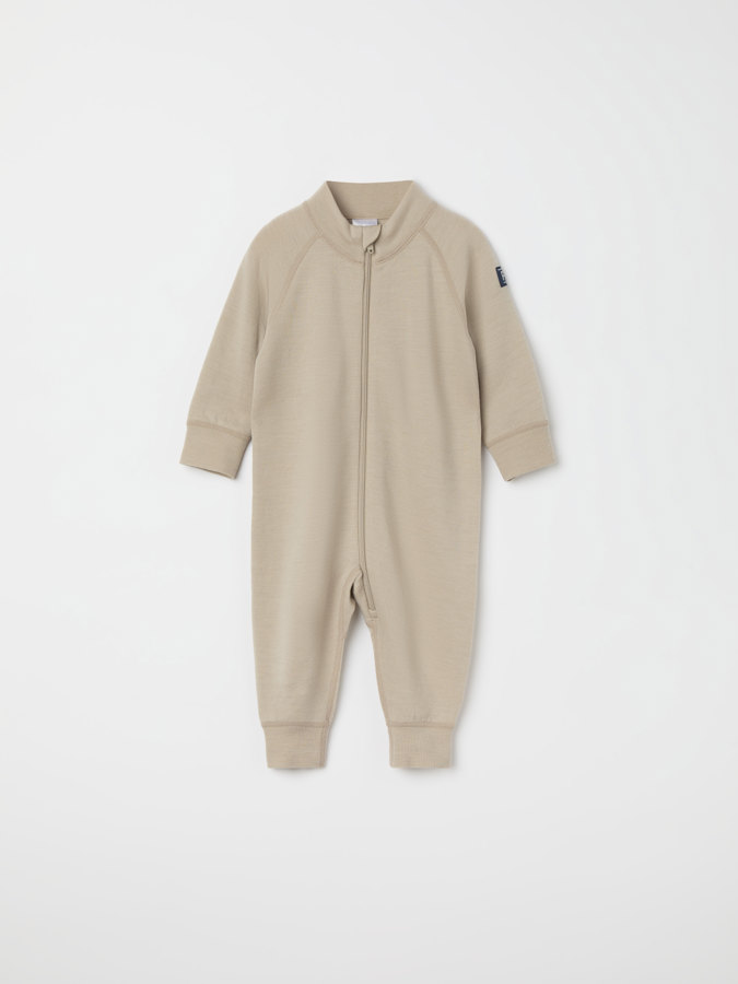 All-in-one in merino wool terry